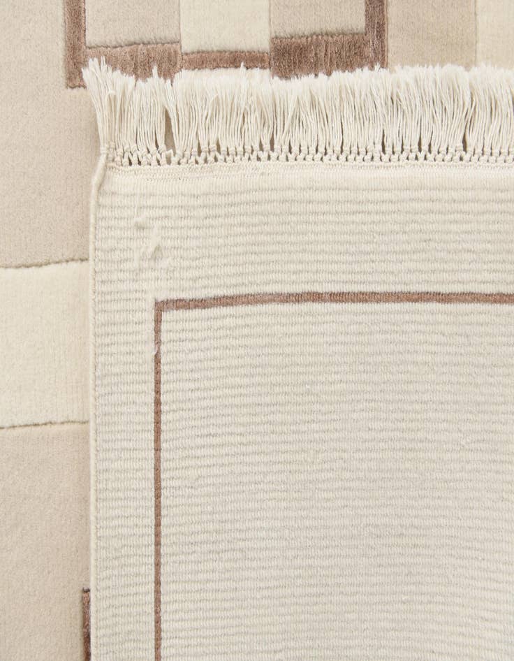 Detail image of 6' 7 x 9' 10  Hand Knotted Darya Wool Rug