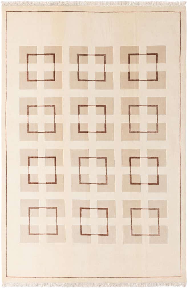 6' 7 x 9' 10 Hand Knotted Darya Wool Rug