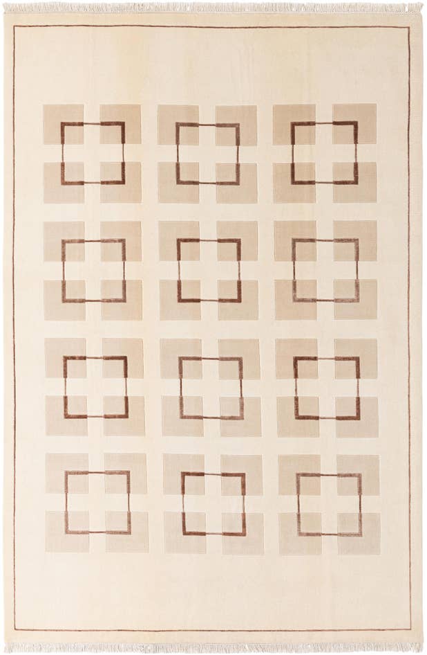 Detail image of 6' 7 x 9' 10 Hand Knotted Darya Wool Rug