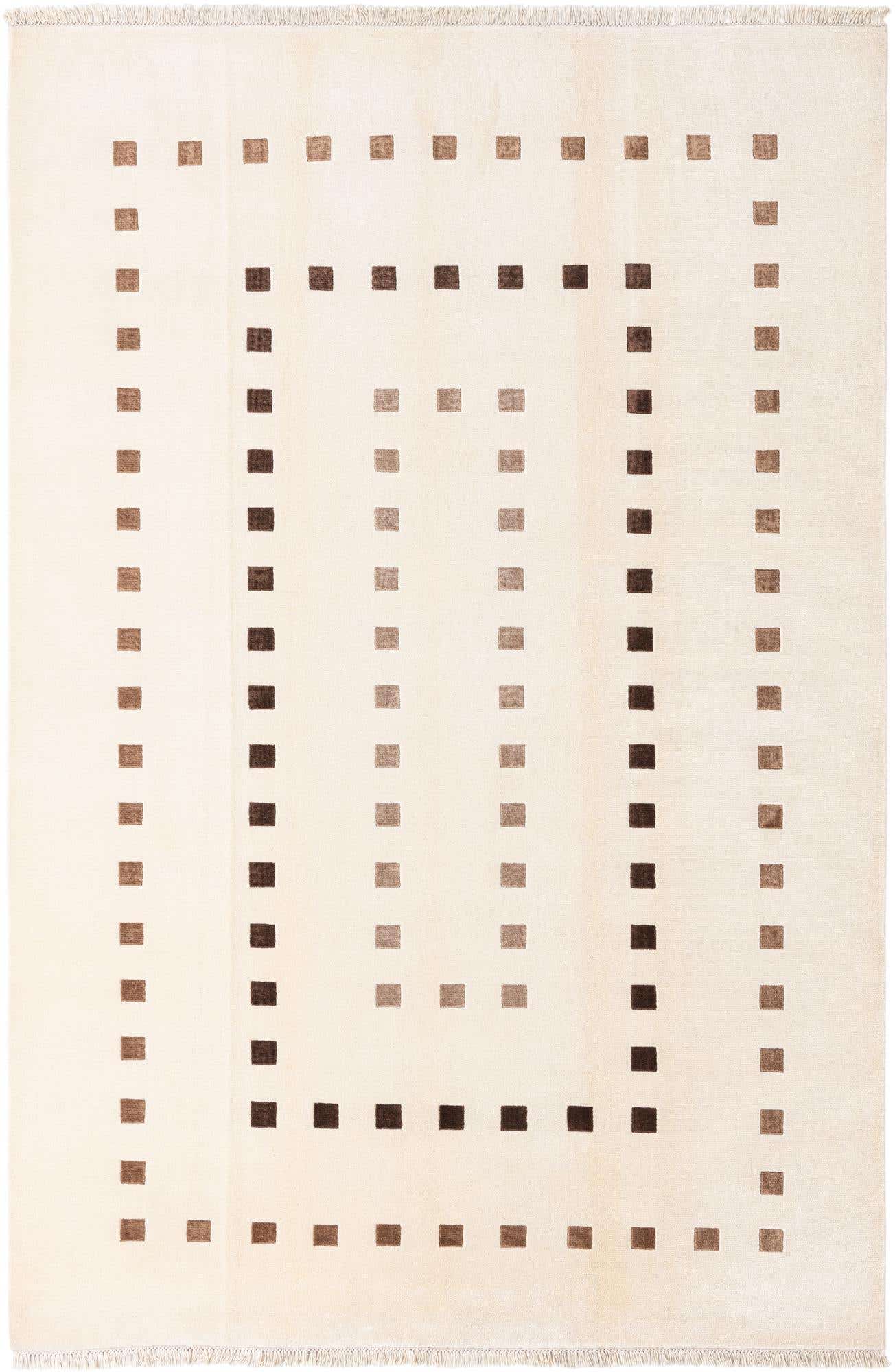 6' 7 x 9' 11 Hand Knotted Darya Wool Rug