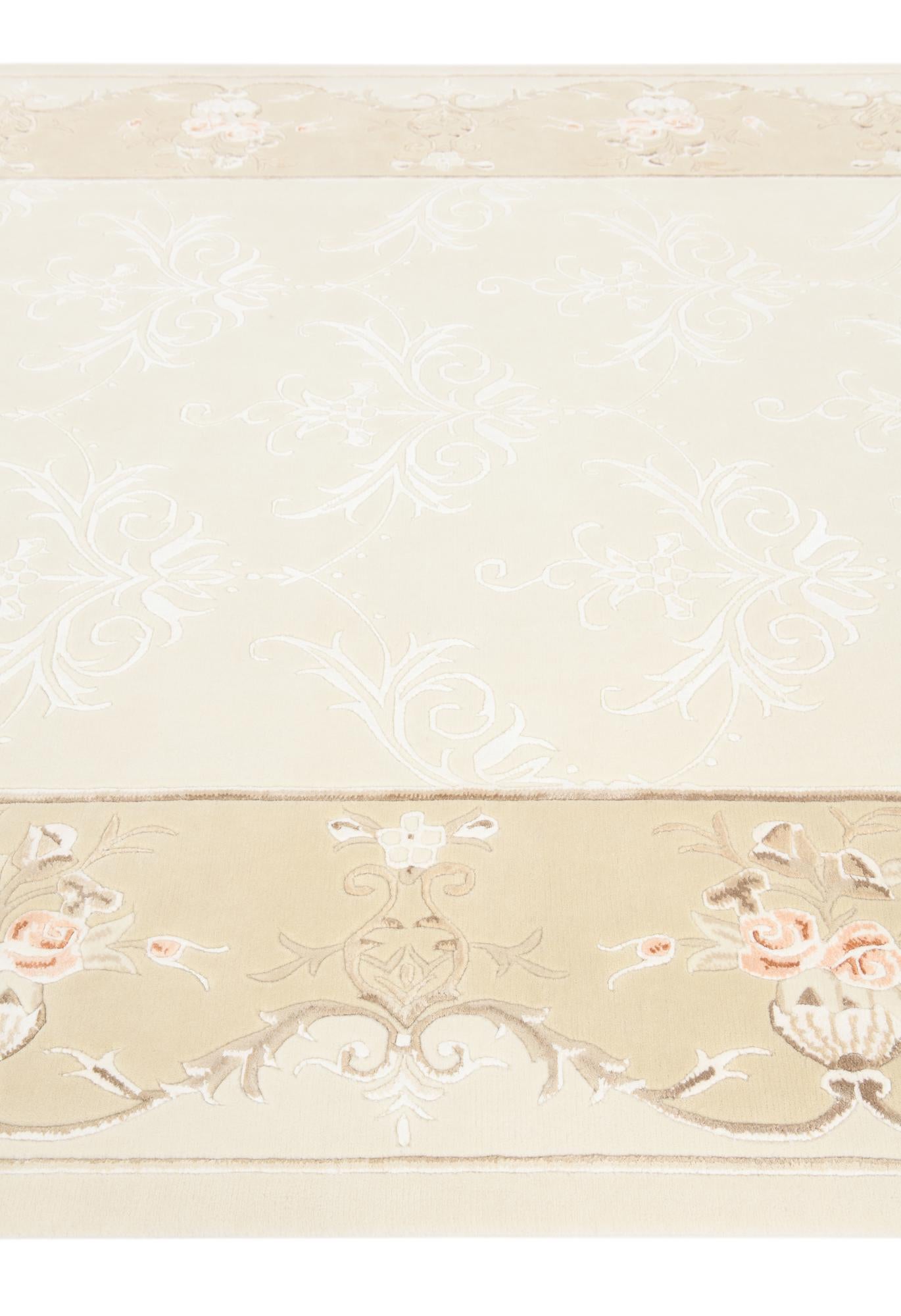 7' x 9' 6 Hand Knotted Darya Wool Rug