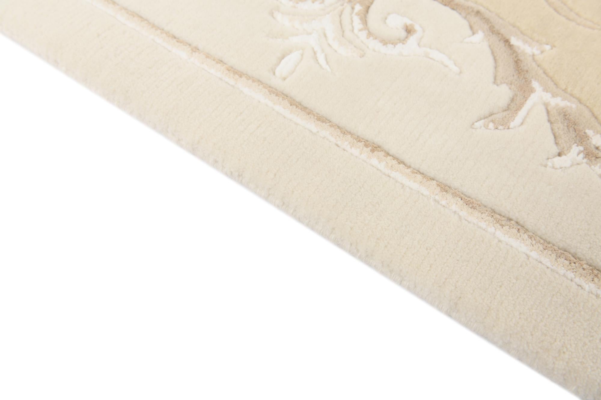 7' x 9' 6 Hand Knotted Darya Wool Rug