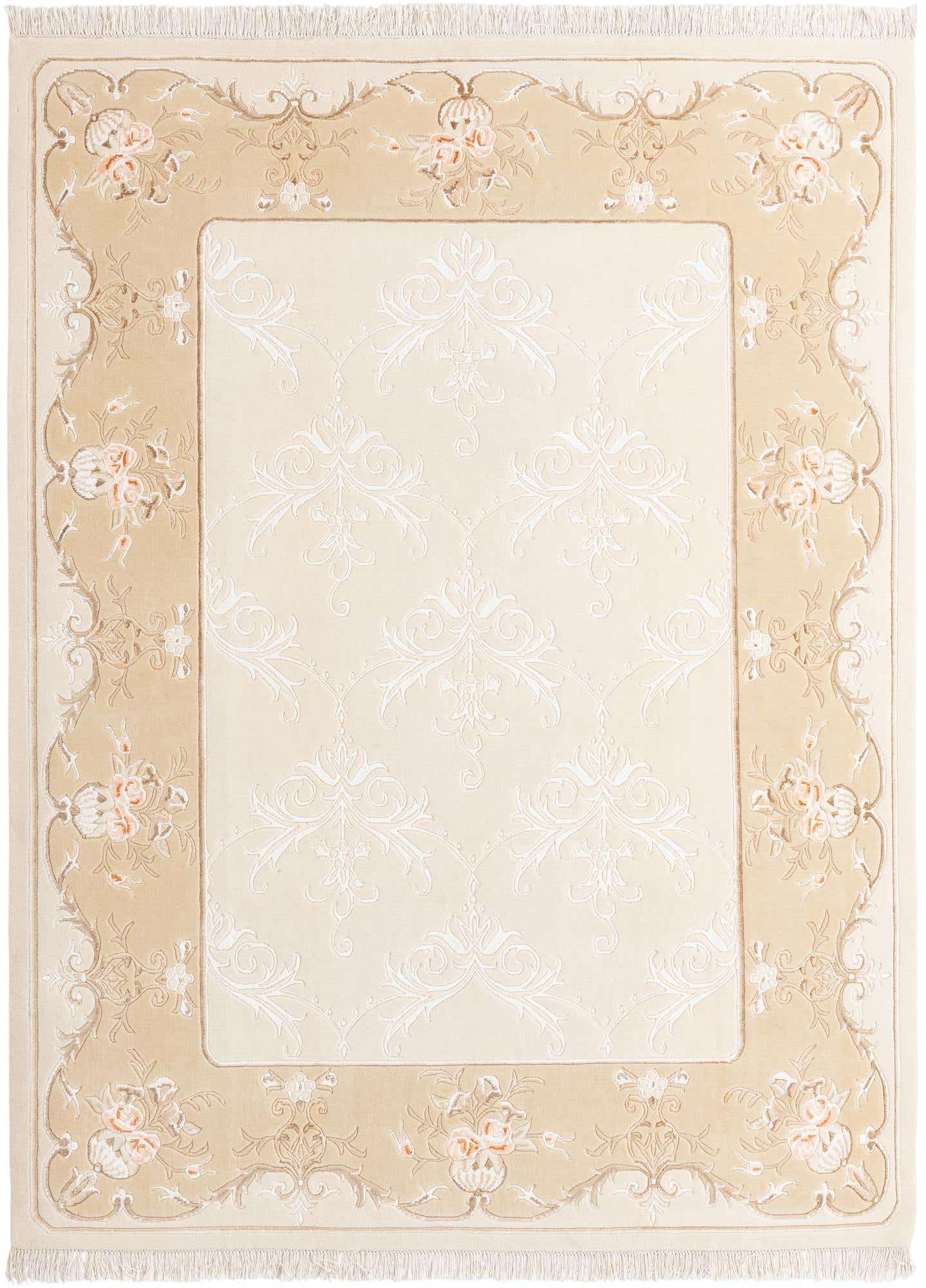 7' x 9' 6 Hand Knotted Darya Wool Rug