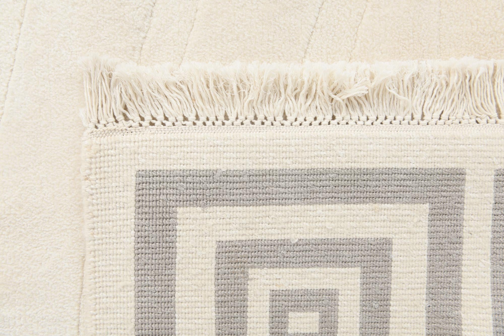 6' 7 x 9' 9 Hand Knotted Darya Wool Rug