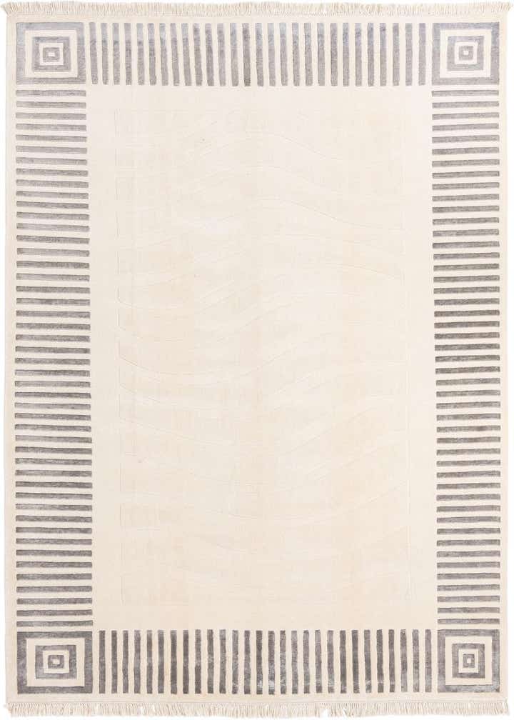 6' 7 x 9' 9 Hand Knotted Darya Wool Rug