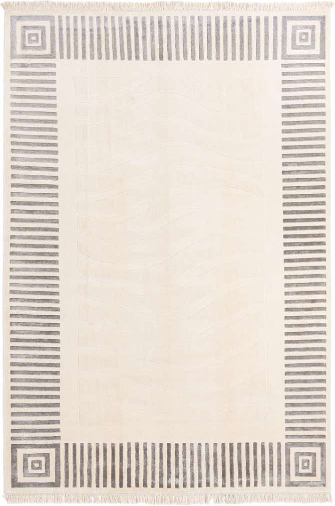 6' 7 x 9' 9 Hand Knotted Darya Wool Rug