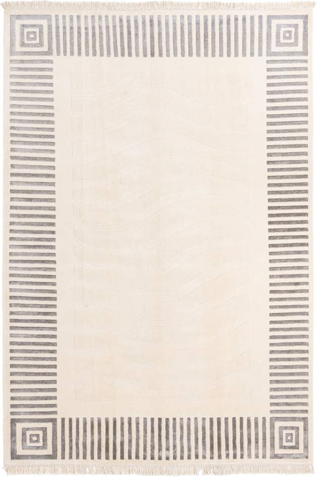 Detail image of 6' 7 x 9' 9 Hand Knotted Darya Wool Rug
