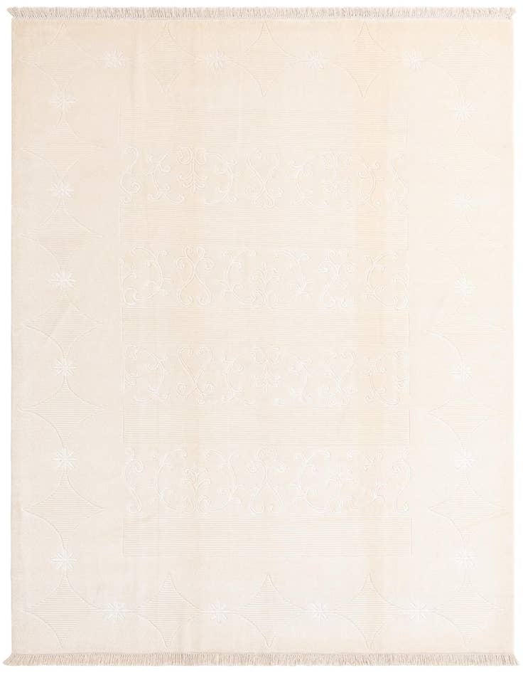 Detail image of 6' 7 x 9' 11 Hand Knotted Darya Wool Rug