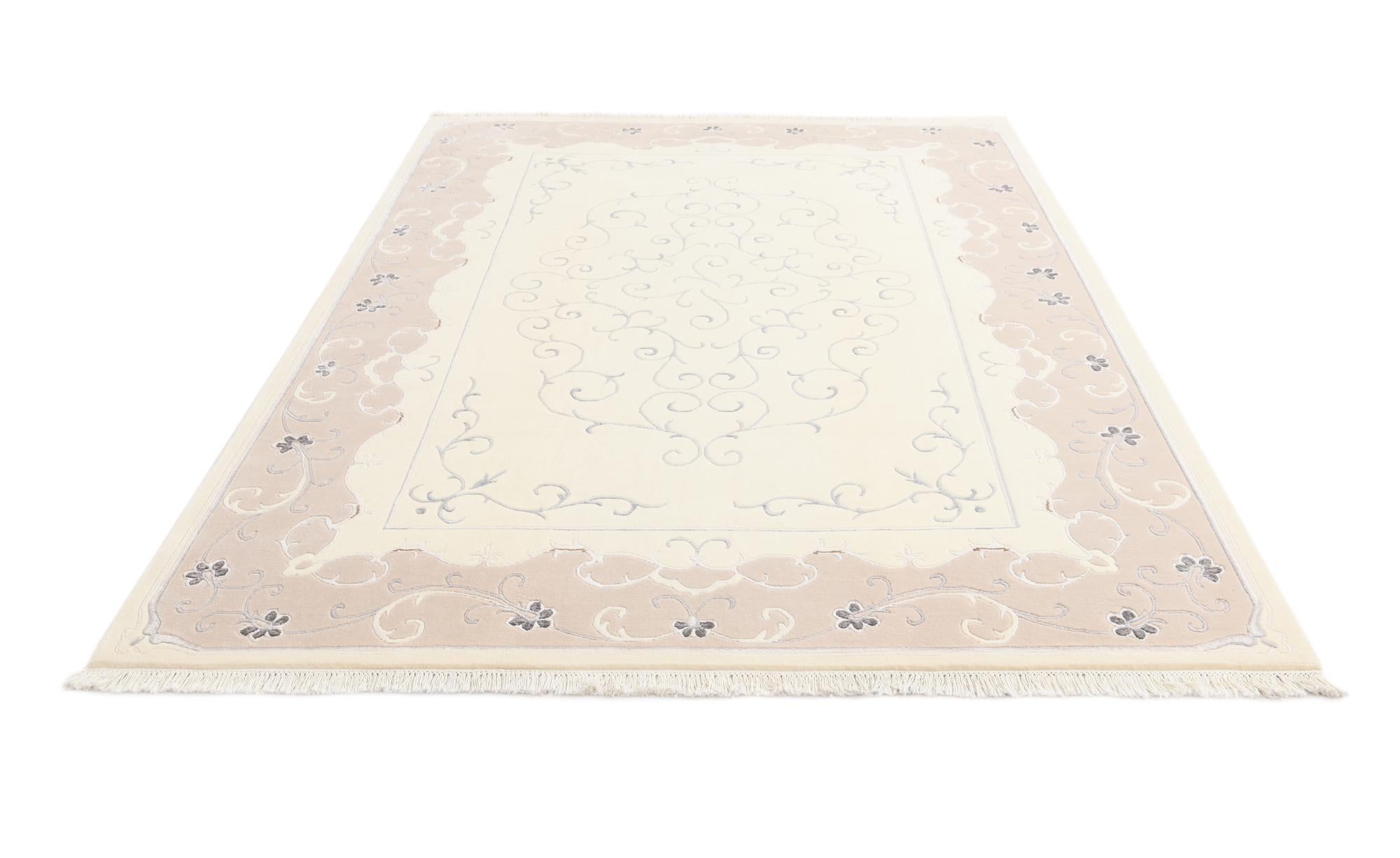 6' 7 x 9' 9 Hand Knotted Darya Wool Rug