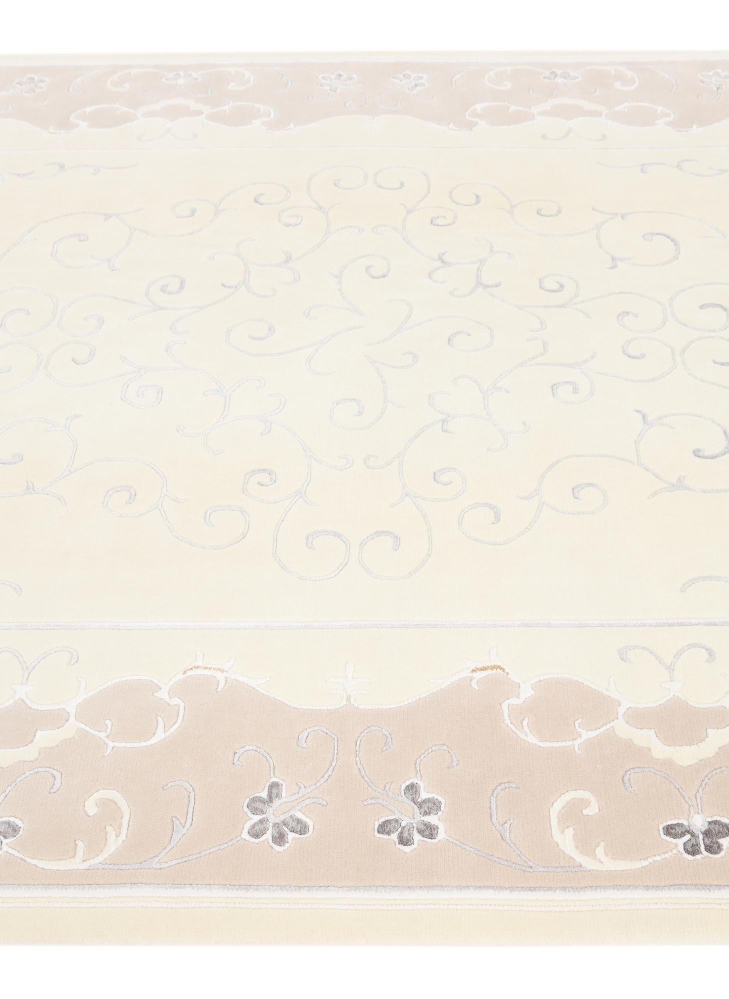 6' 7 x 9' 9 Hand Knotted Darya Wool Rug