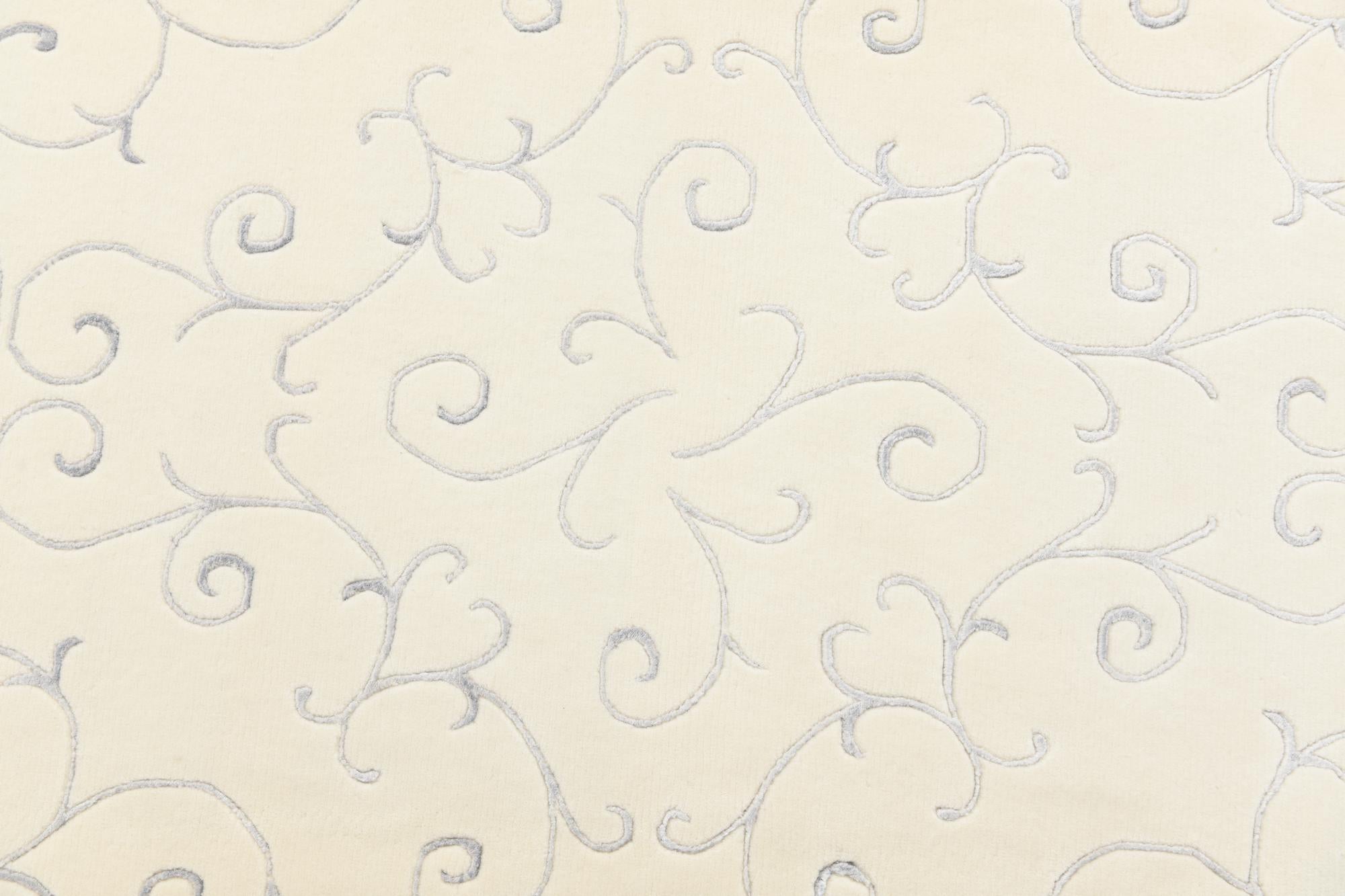 6' 7 x 9' 9 Hand Knotted Darya Wool Rug