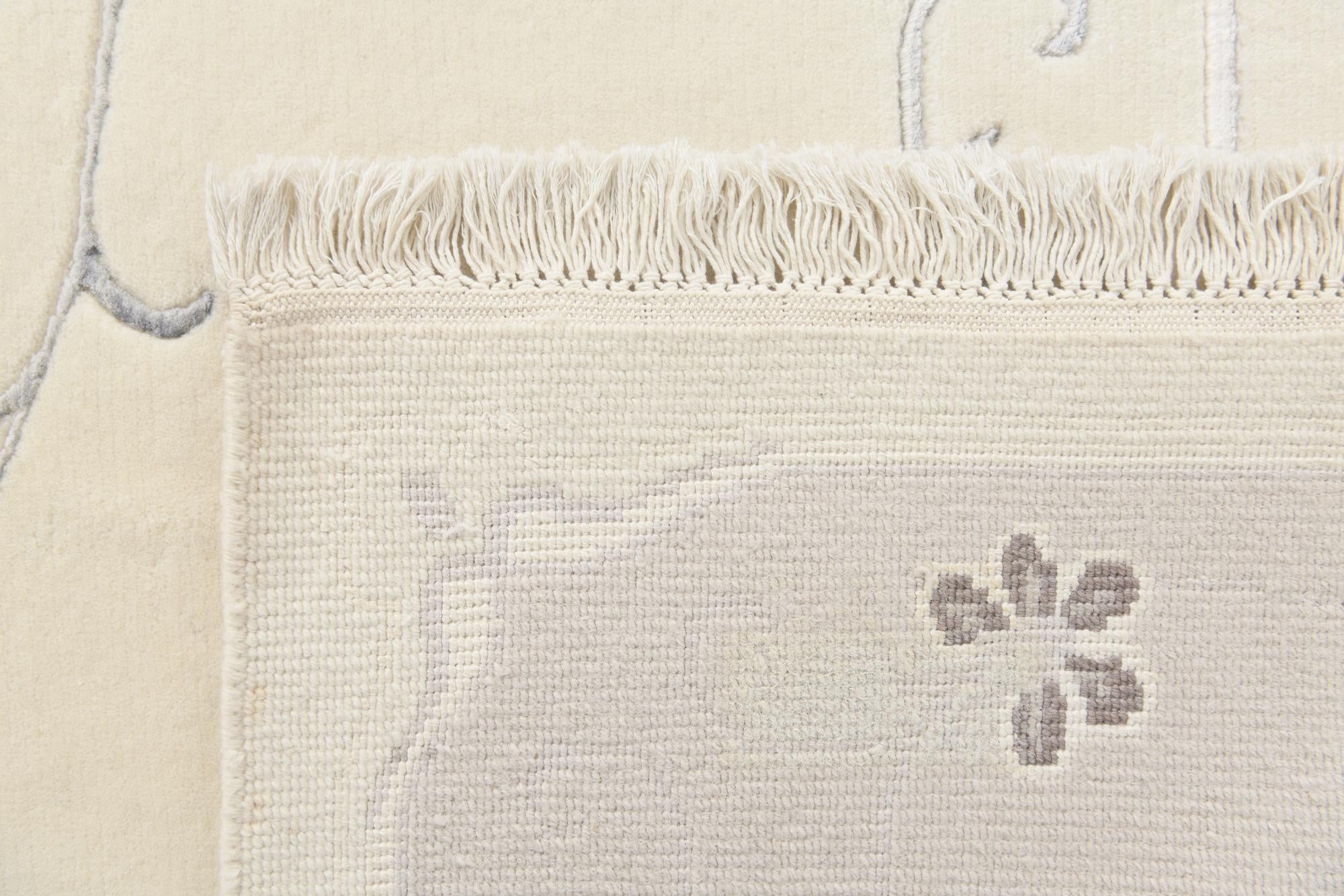 6' 7 x 9' 9 Hand Knotted Darya Wool Rug