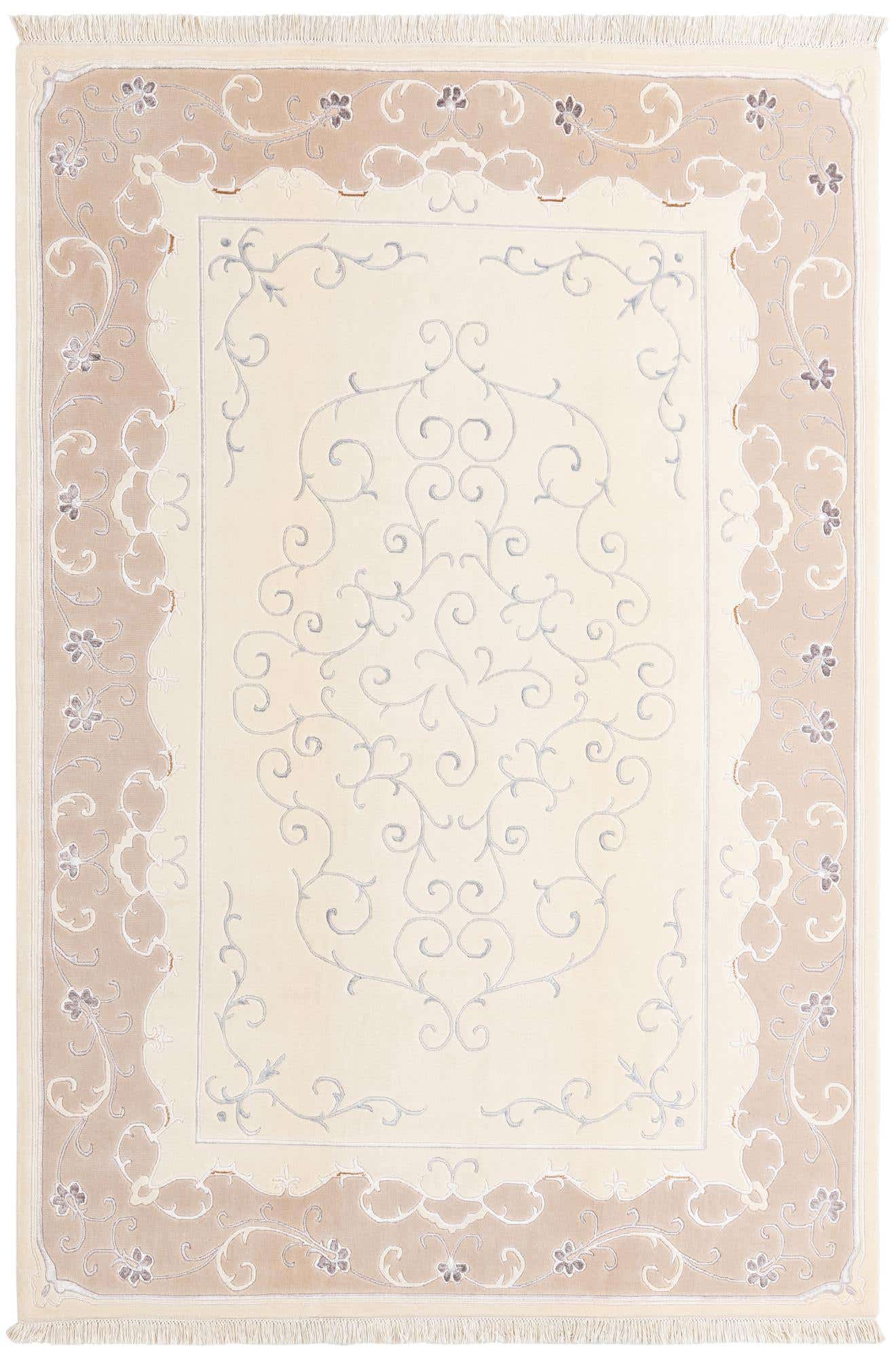 6' 7 x 9' 9 Hand Knotted Darya Wool Rug