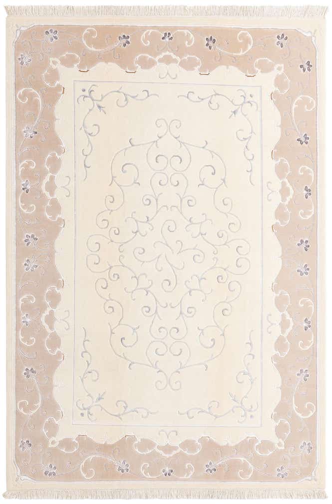 6' 7 x 9' 9 Hand Knotted Darya Wool Rug