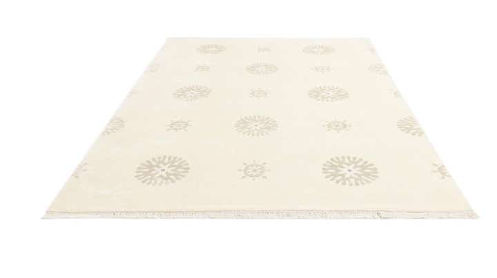 6' 11 x 9' 9 Hand Knotted Darya Wool Rug