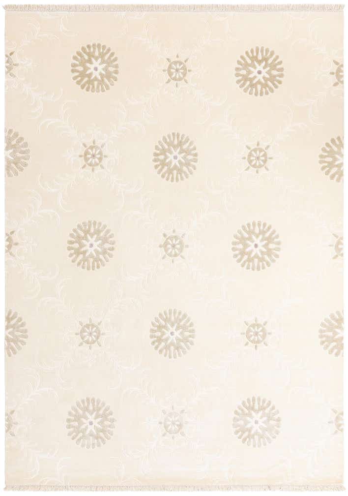 6' 11 x 9' 9 Hand Knotted Darya Wool Rug