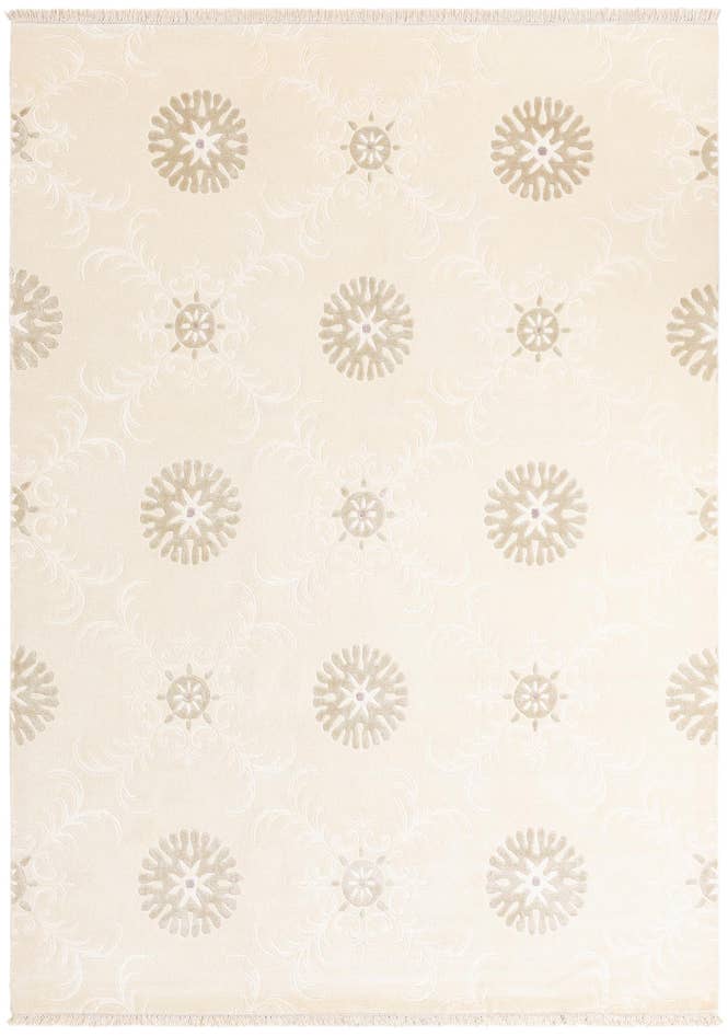 Detail image of 6' 11 x 9' 9 Hand Knotted Darya Wool Rug