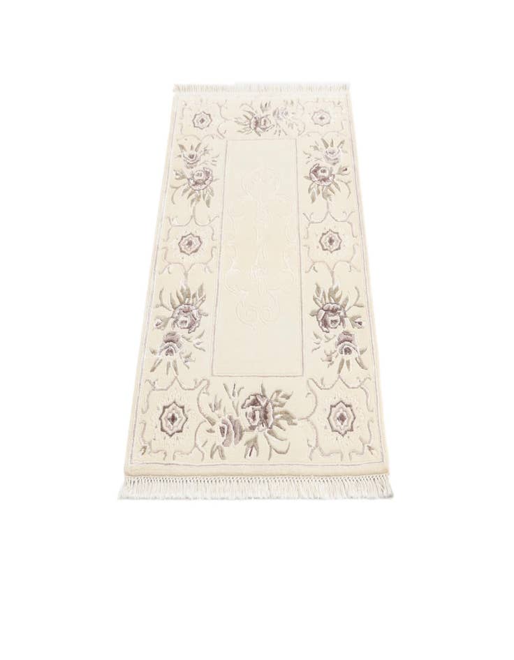 Detail image of 2' 8 x 4' 7 Hand Knotted Darya Wool Rug