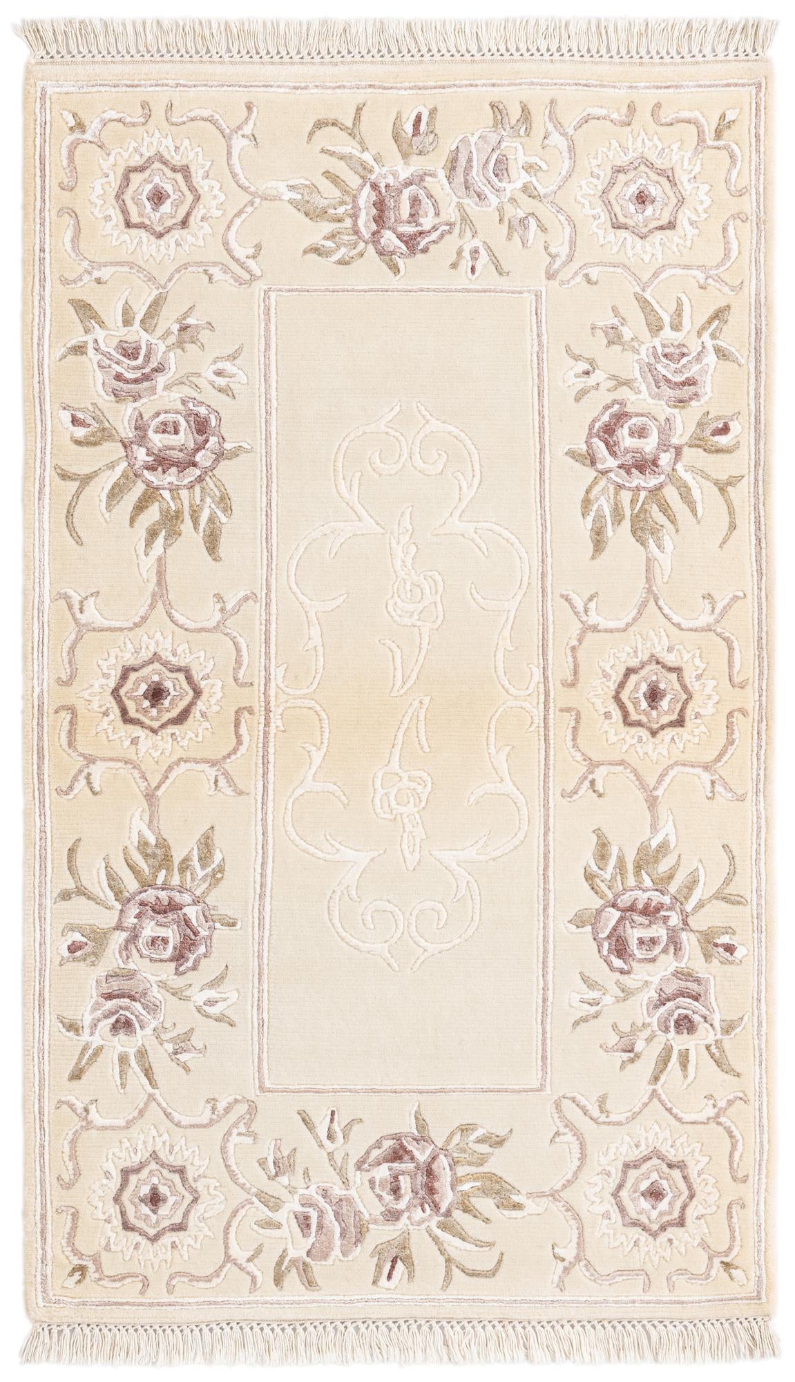 2' 8 x 4' 7 Hand Knotted Darya Wool Rug