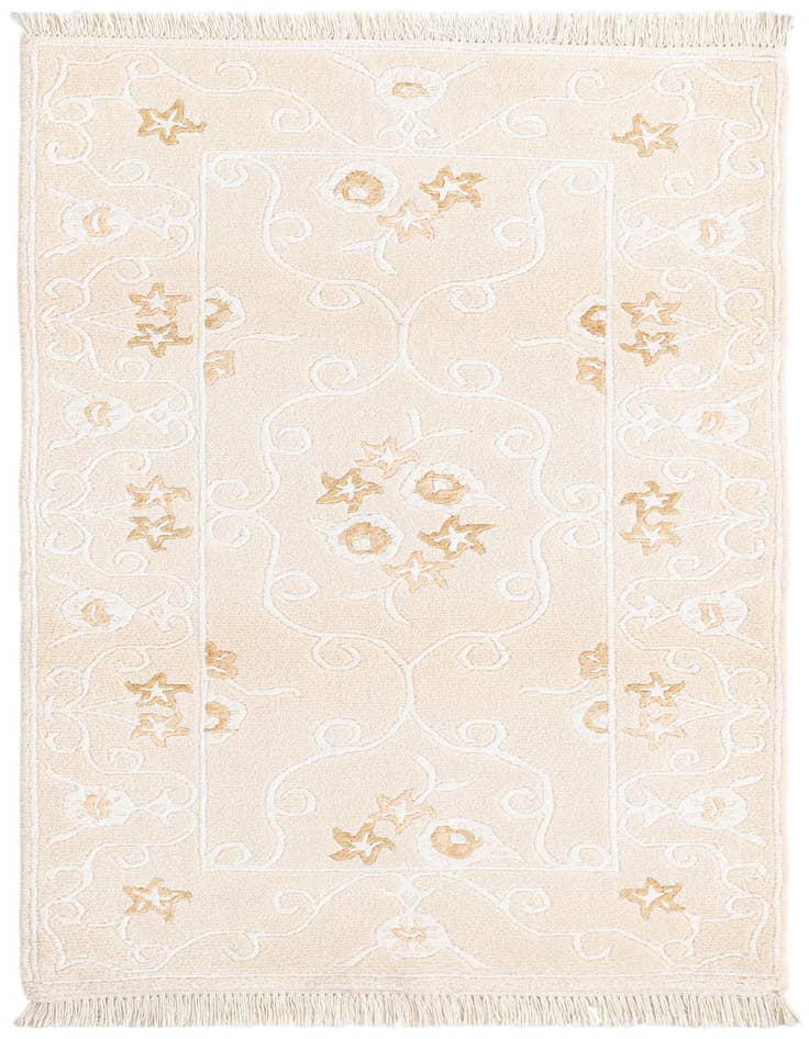 Detail image of 2' 7 x 5' 1 Hand Knotted Darya Wool Rug