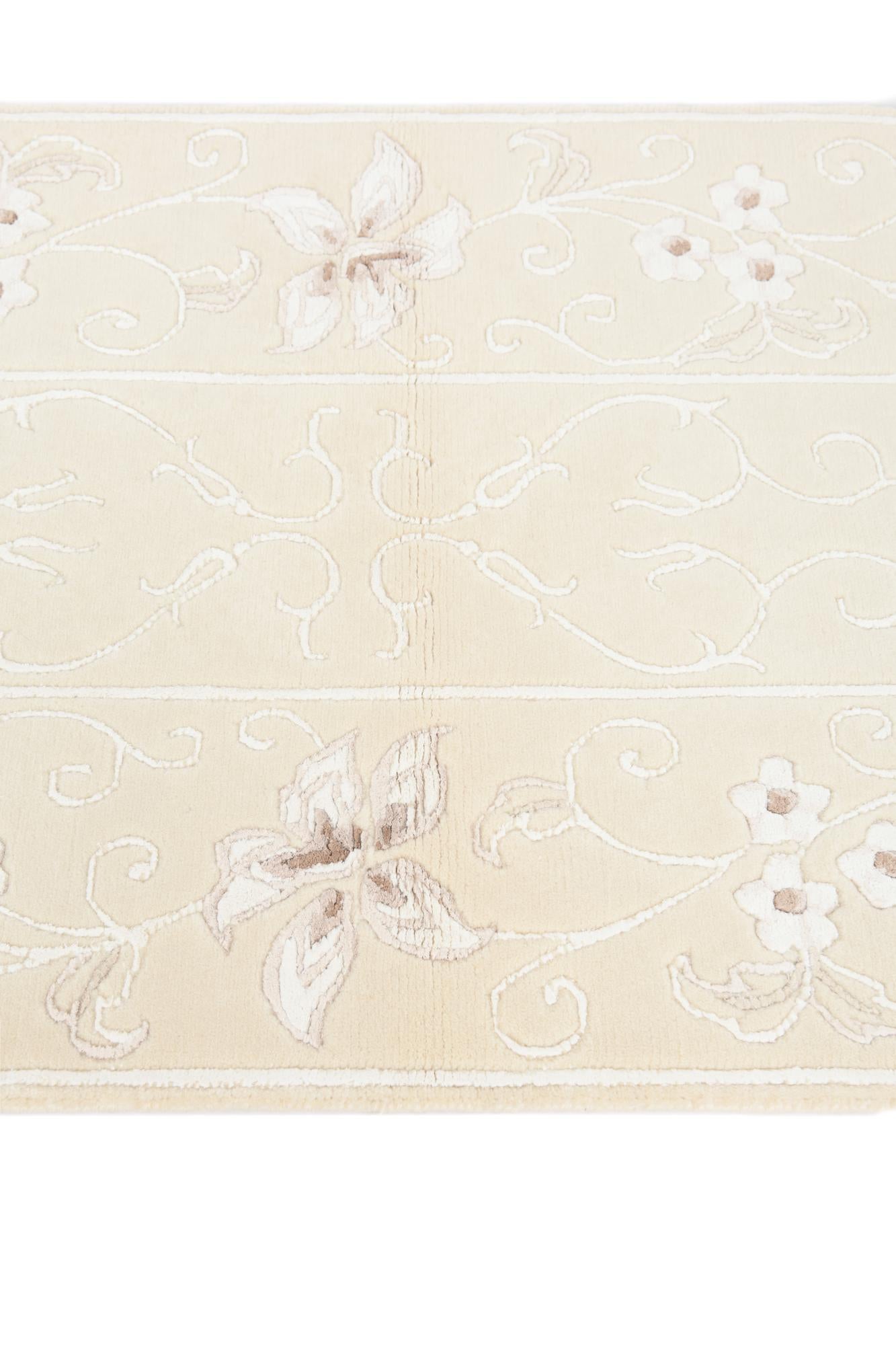 2' 8 x 4' 8 Hand Knotted Darya Wool Rug