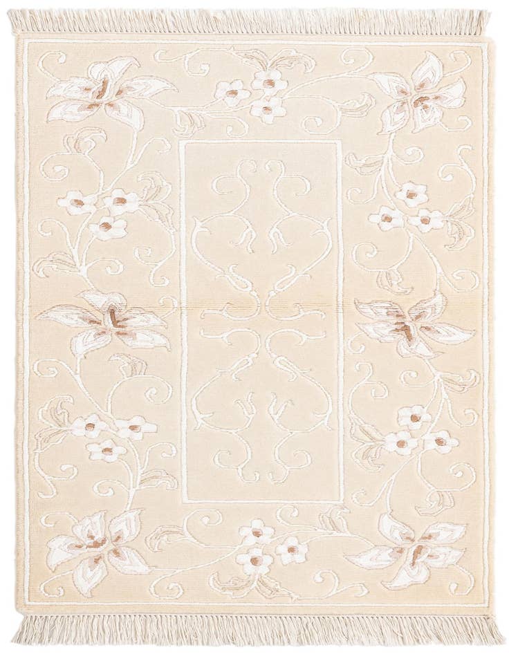 Detail image of 2' 8 x 4' 8 Hand Knotted Darya Wool Rug