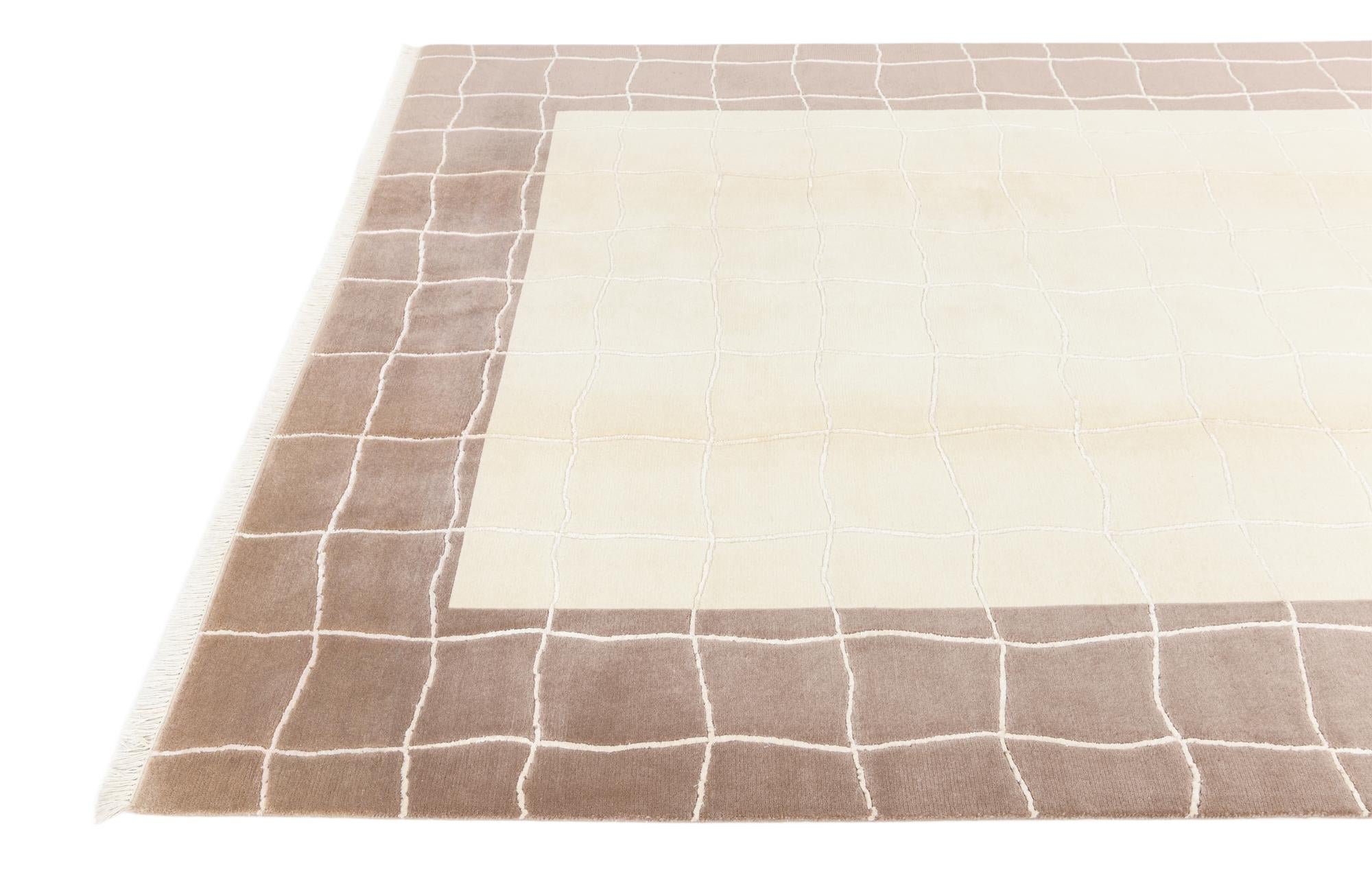 6' 5 x 9' 10 Hand Knotted Darya Wool Rug