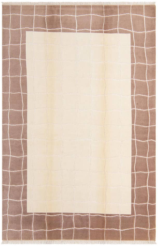 Detail image of 6' 5 x 9' 10 Hand Knotted Darya Wool Rug