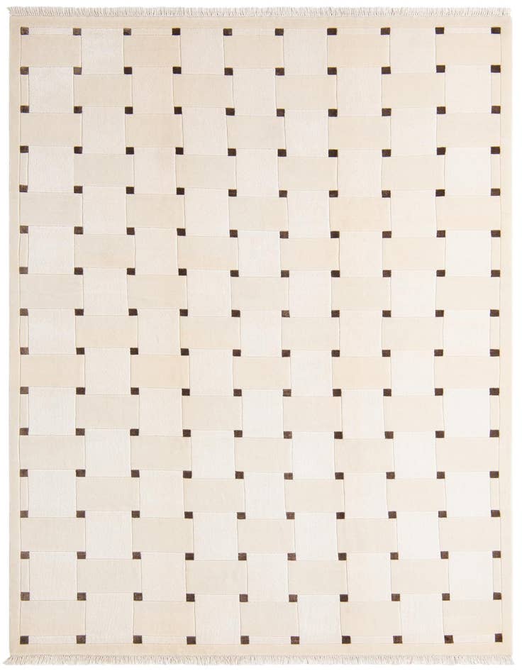 Detail image of 6' 5 x 9' 10 Hand Knotted Darya Wool Rug