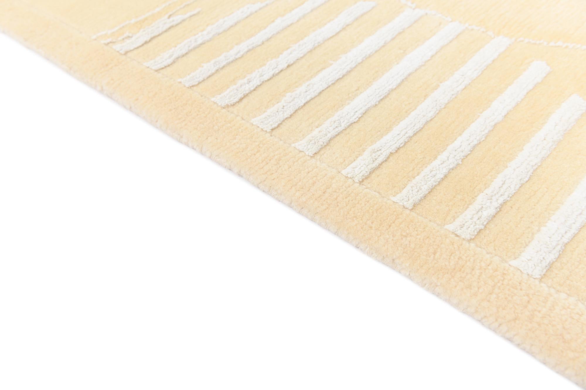 6' 7 x 9' 9 Hand Knotted Darya Wool Rug