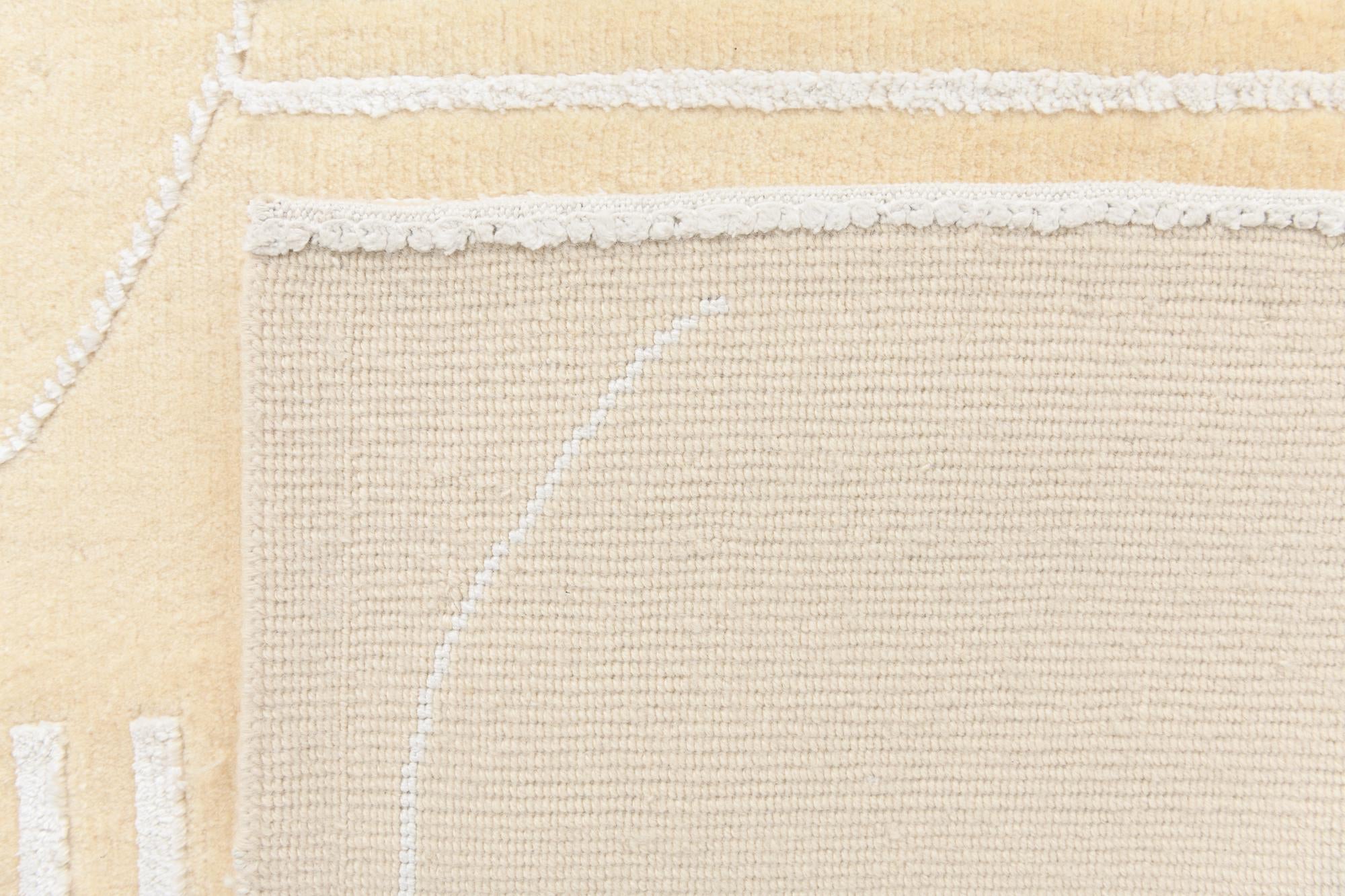 6' 7 x 9' 9 Hand Knotted Darya Wool Rug