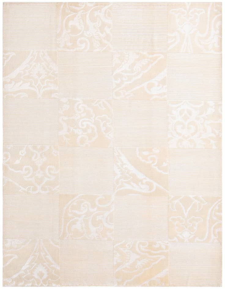 Detail image of 6' 9 x 9' 10 Hand Knotted Darya Wool Rug