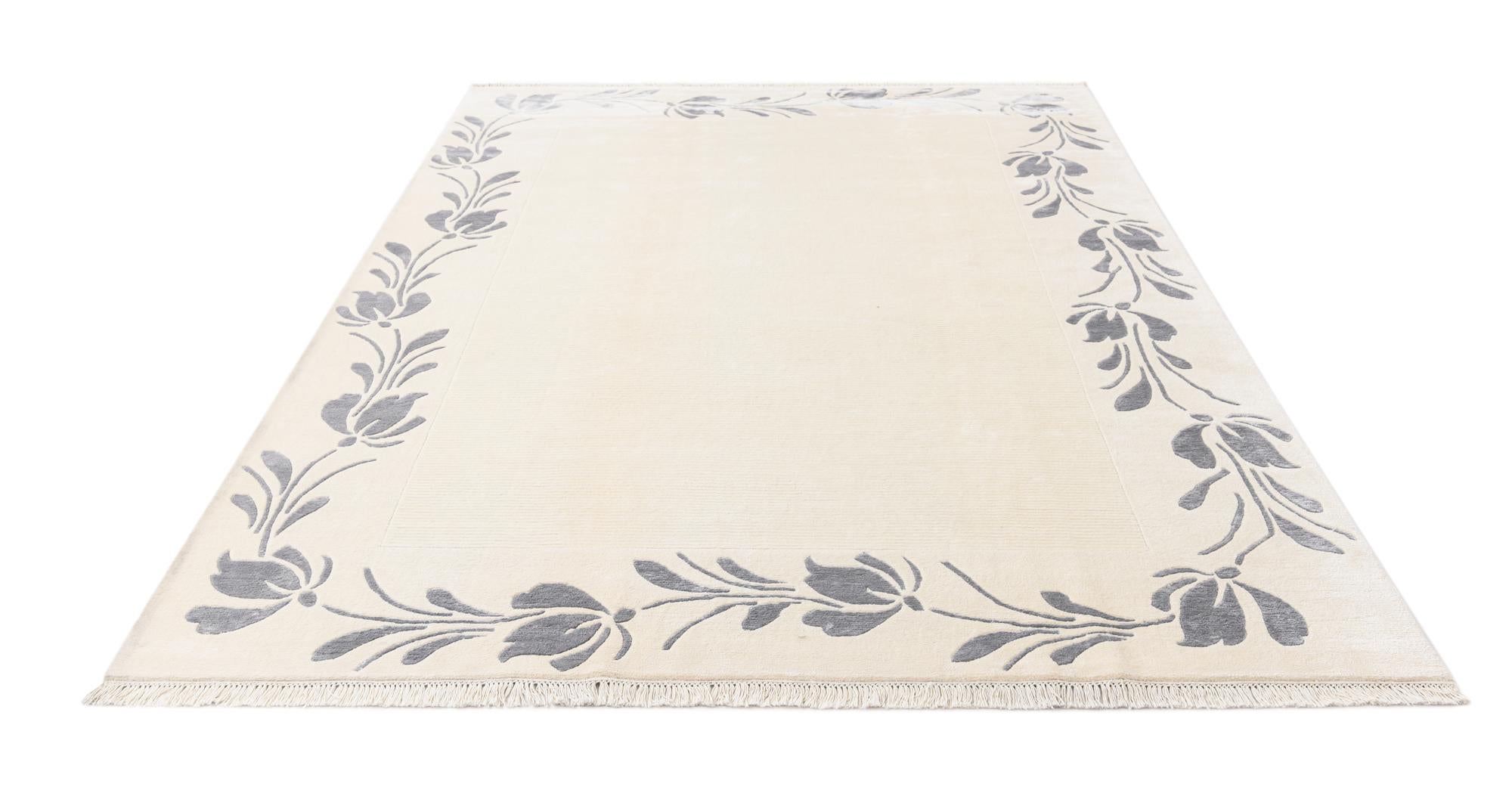 6' 7 x 9' 10 Hand Knotted Darya Wool Rug