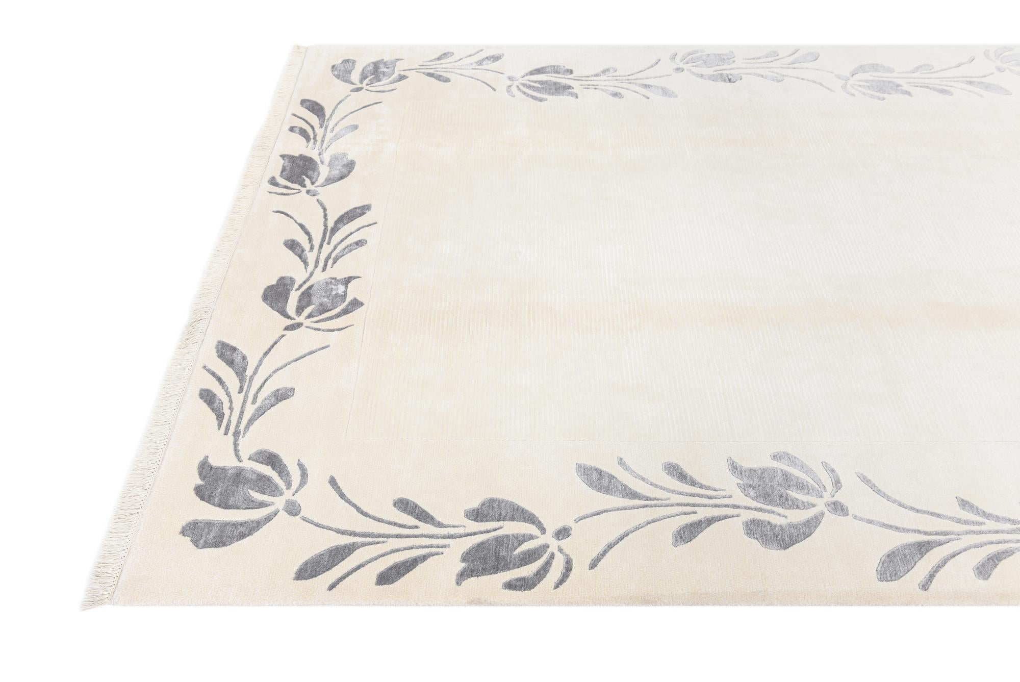 6' 7 x 9' 10 Hand Knotted Darya Wool Rug