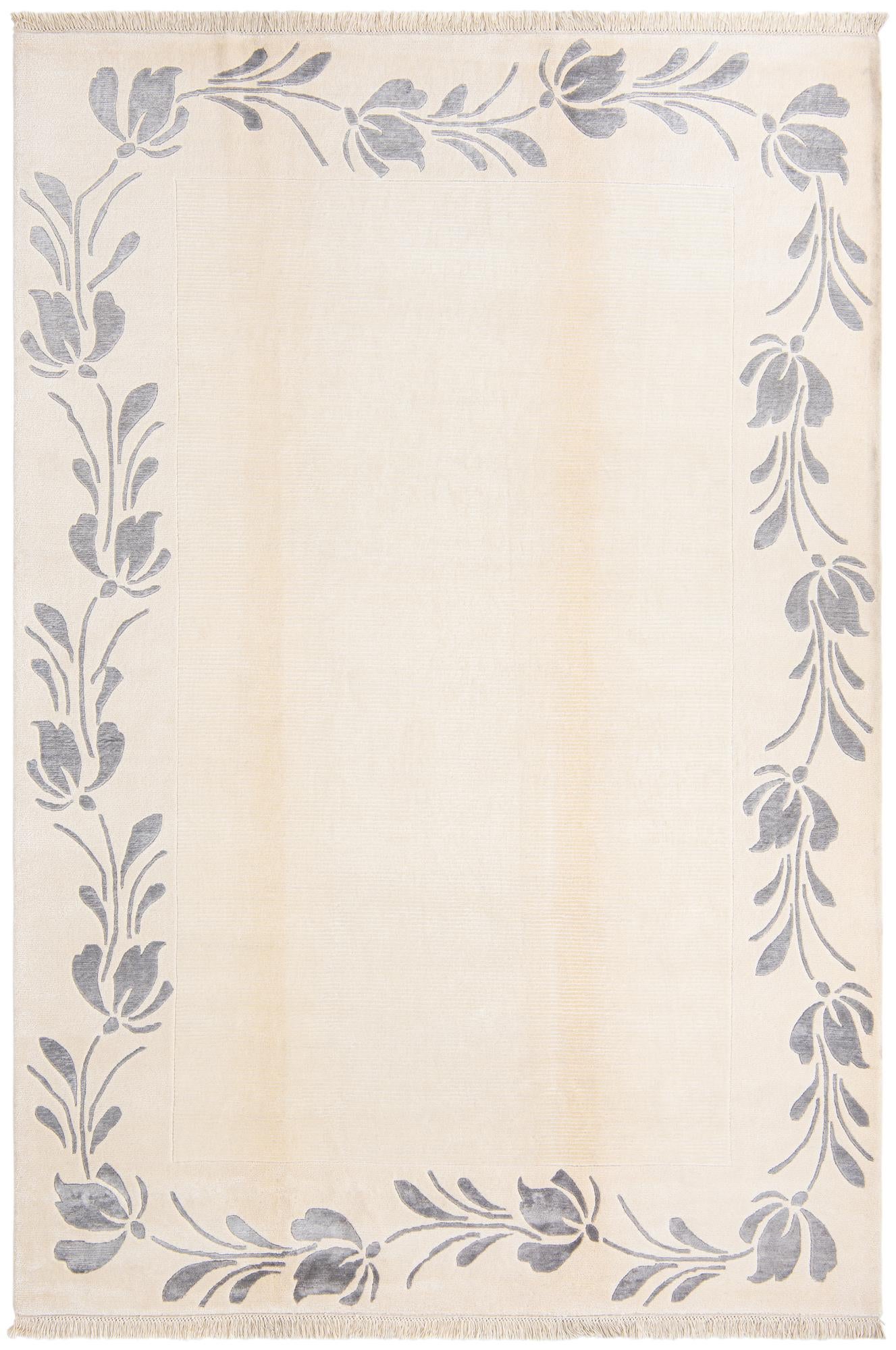 6' 7 x 9' 10 Hand Knotted Darya Wool Rug