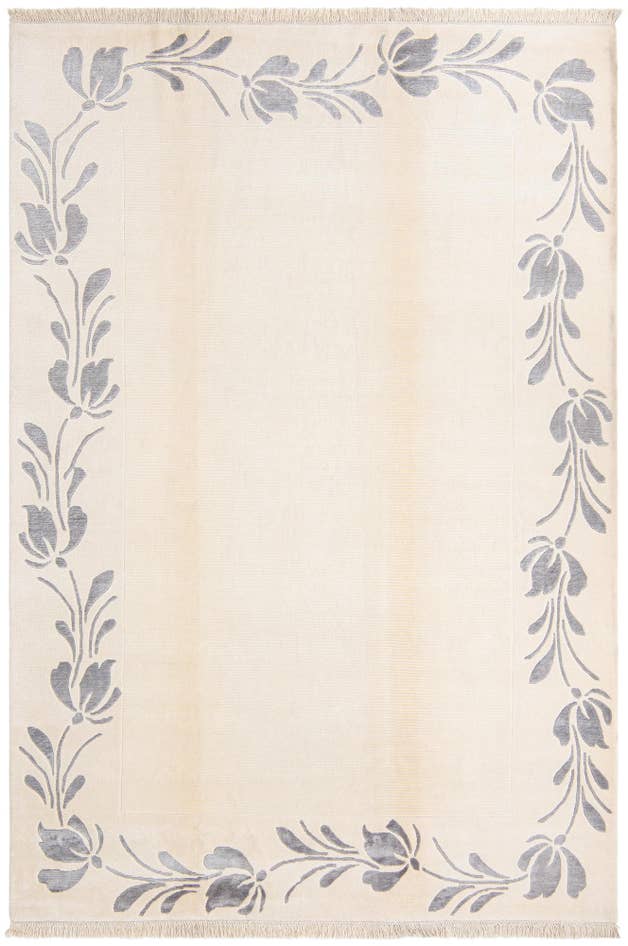 Detail image of 6' 7 x 9' 10 Hand Knotted Darya Wool Rug