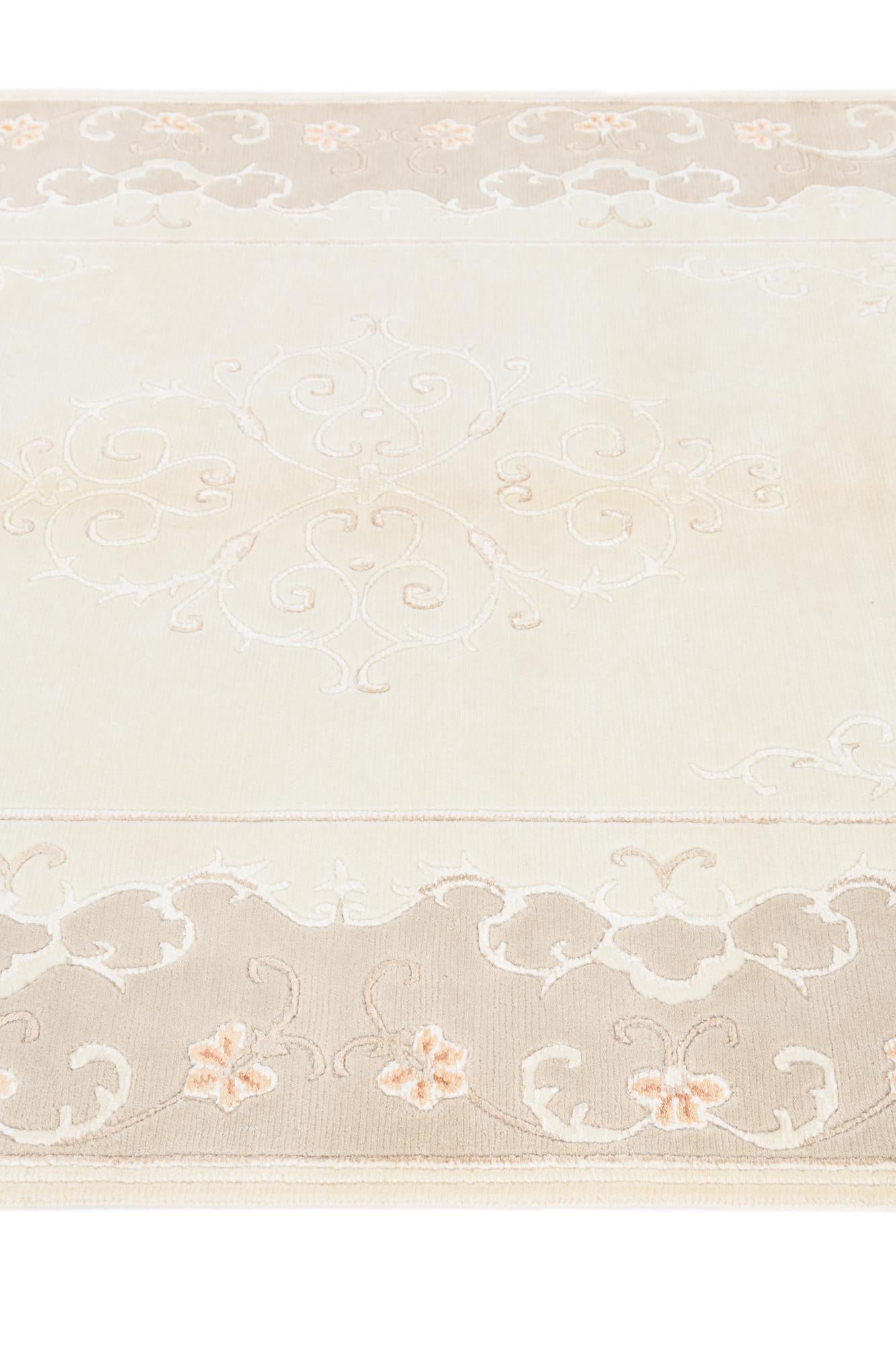 4' 11 x 6' 11 Hand Knotted Darya Wool Rug