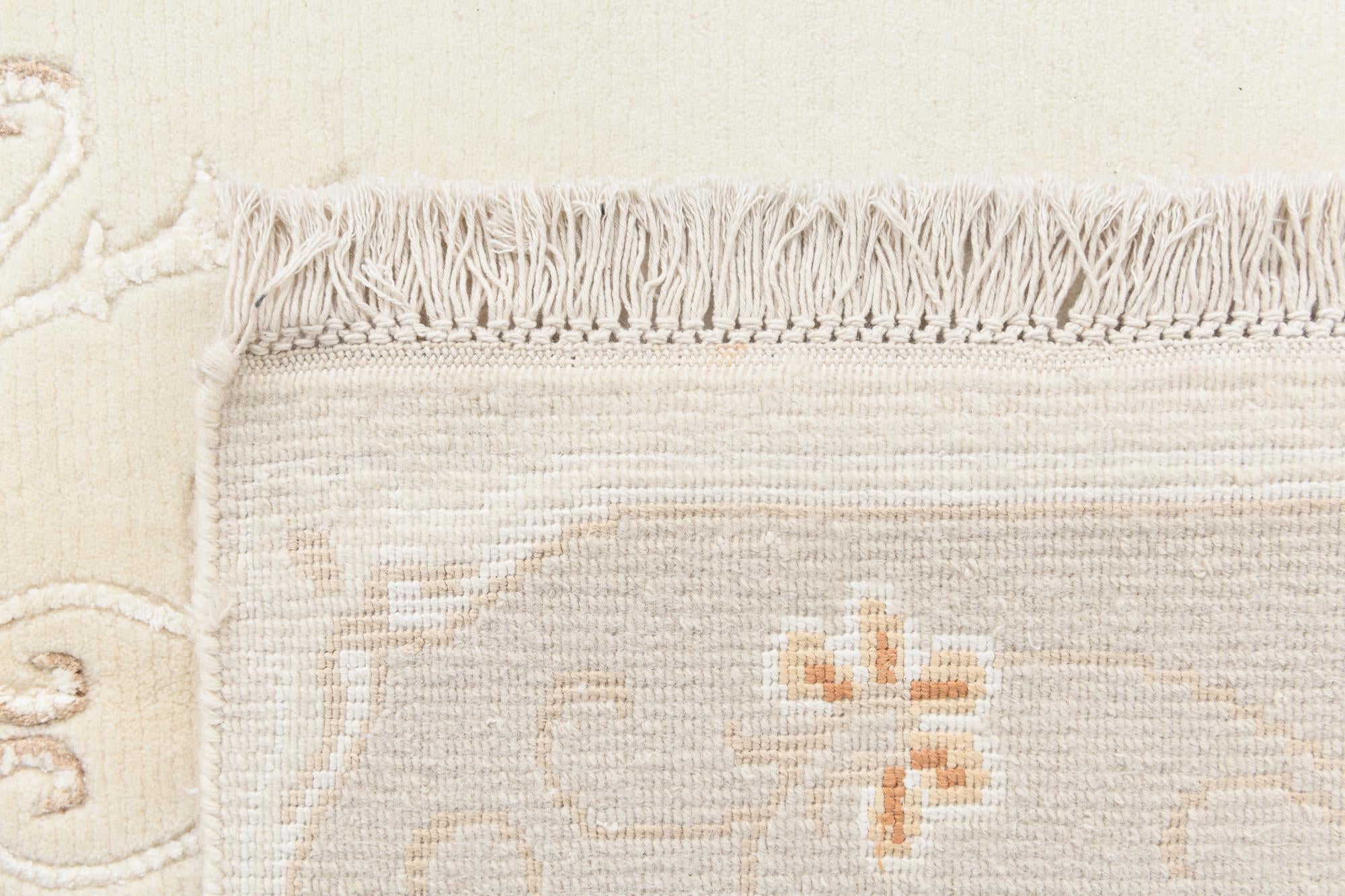 4' 11 x 6' 11 Hand Knotted Darya Wool Rug