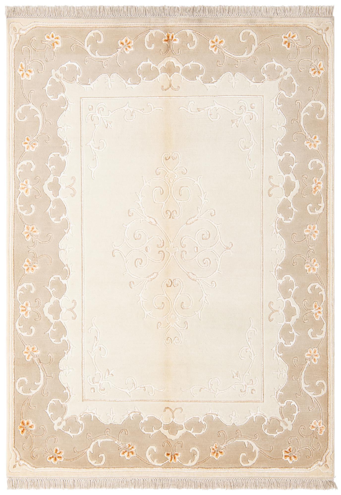 4' 11 x 6' 11 Hand Knotted Darya Wool Rug