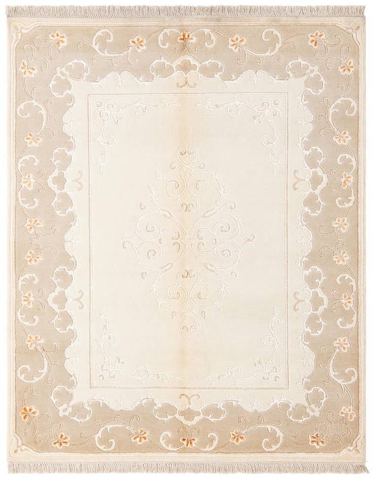 Detail image of 4' 11 x 6' 11 Hand Knotted Darya Wool Rug