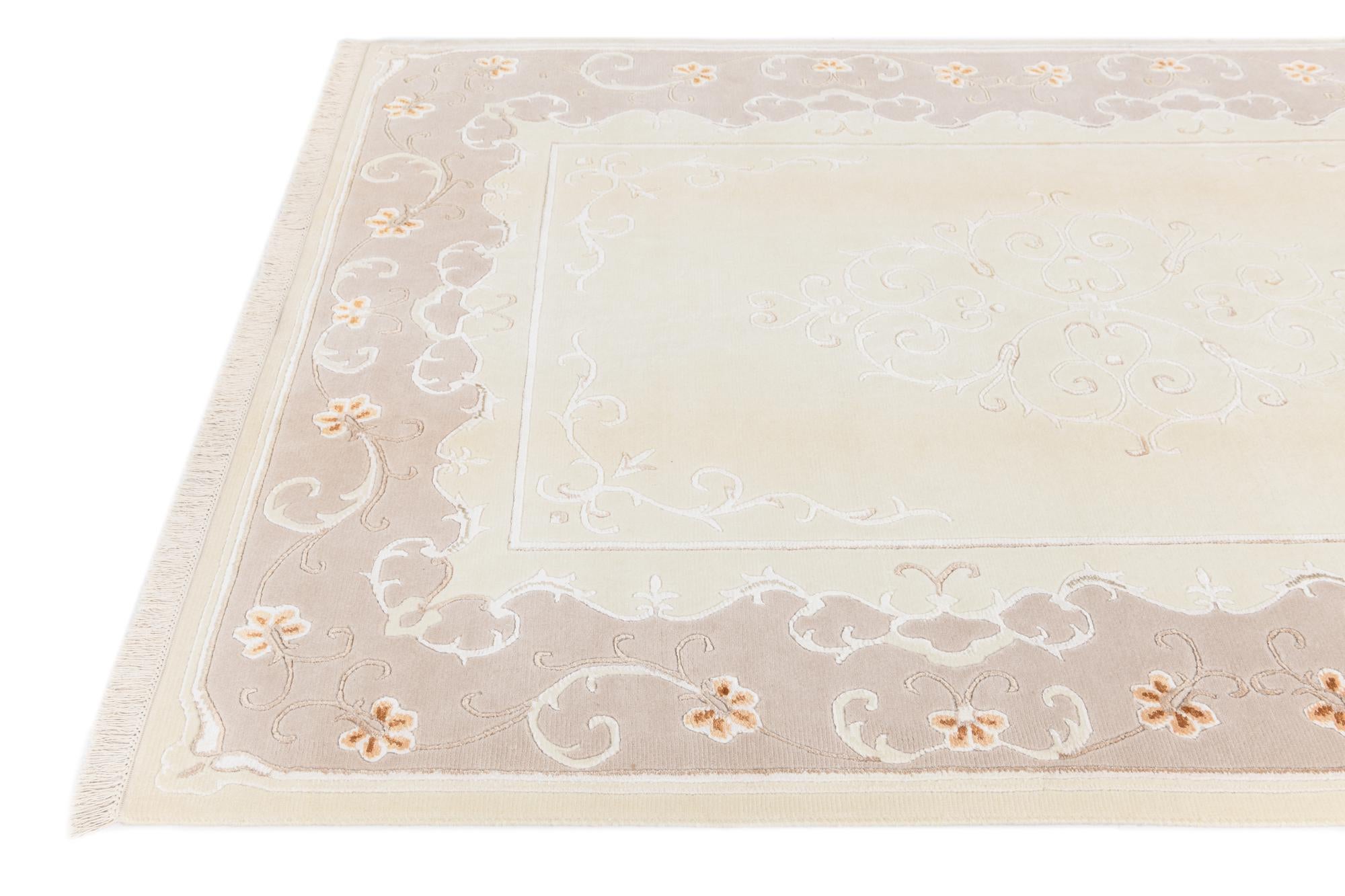 5' 9 x 7' 10 Hand Knotted Darya Wool Rug