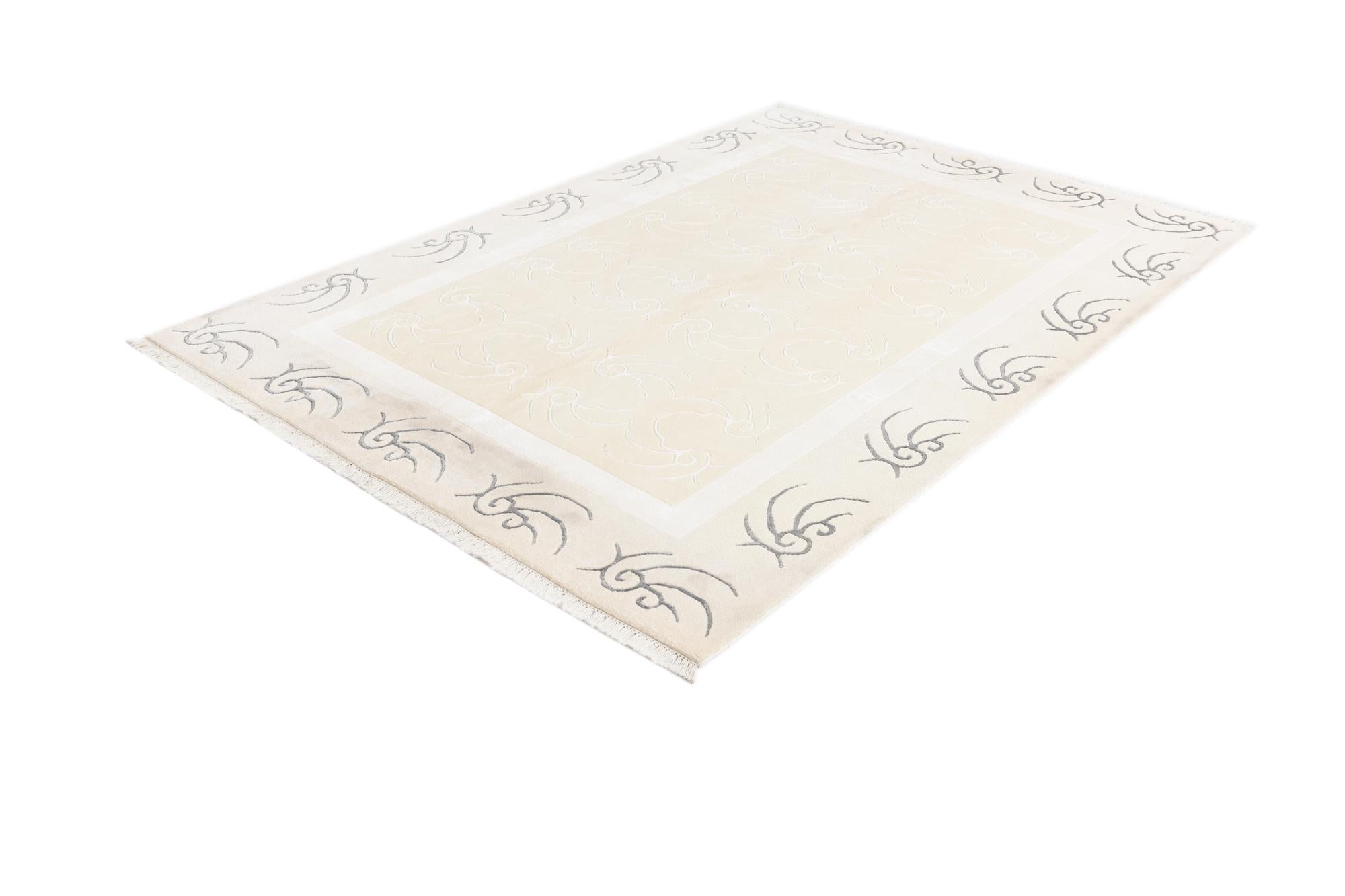 5' 7 x 7' 10 Hand Knotted Darya Wool Rug