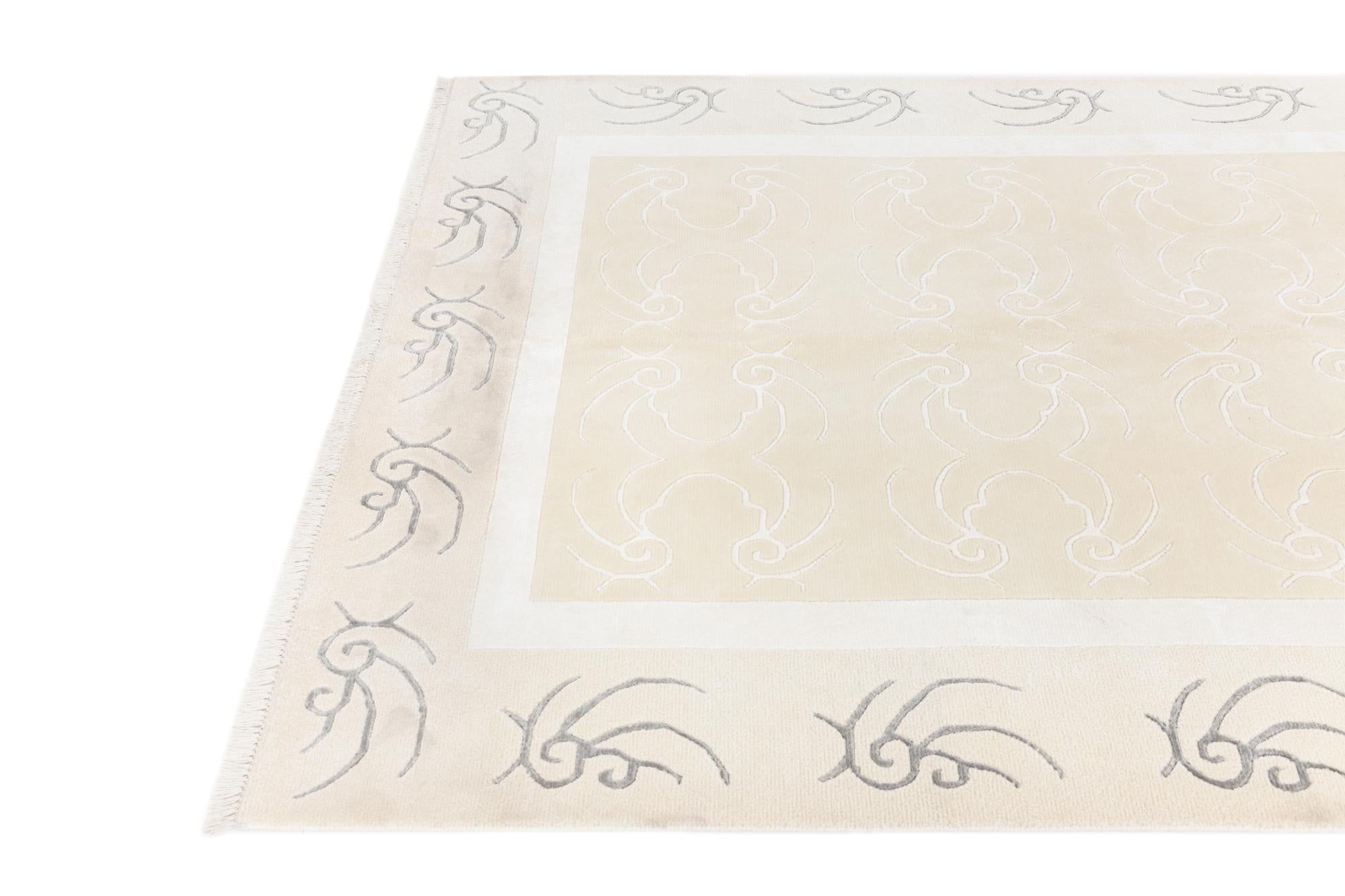 5' 7 x 7' 10 Hand Knotted Darya Wool Rug