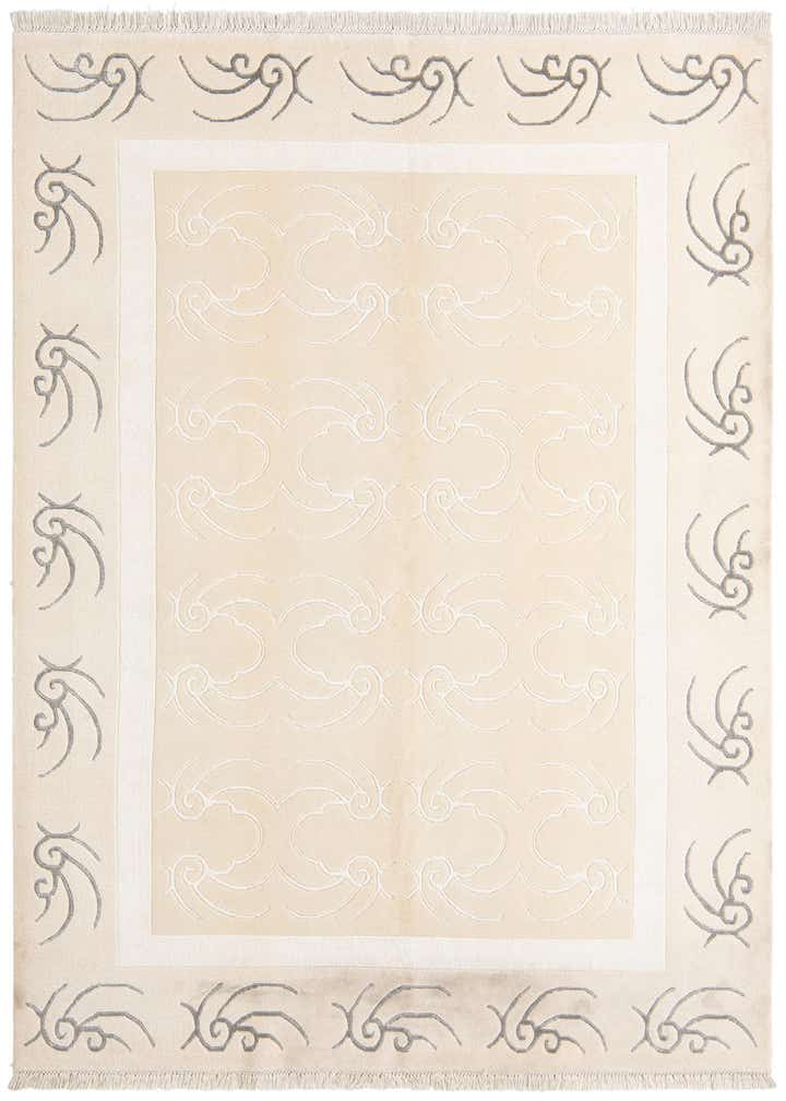 5' 7 x 7' 10 Hand Knotted Darya Wool Rug