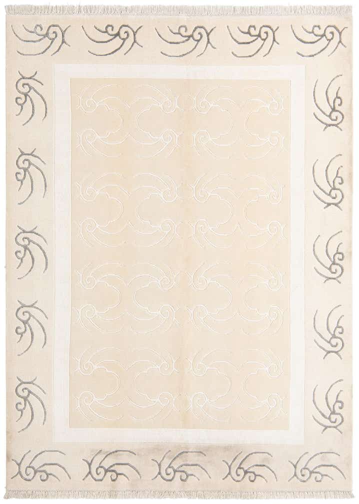 5' 7 x 7' 10 Hand Knotted Darya Wool Rug