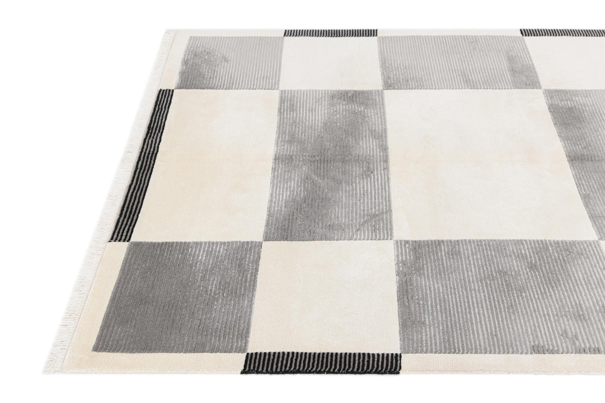 4' 11 x 6' 7 Hand Knotted Darya Wool Rug