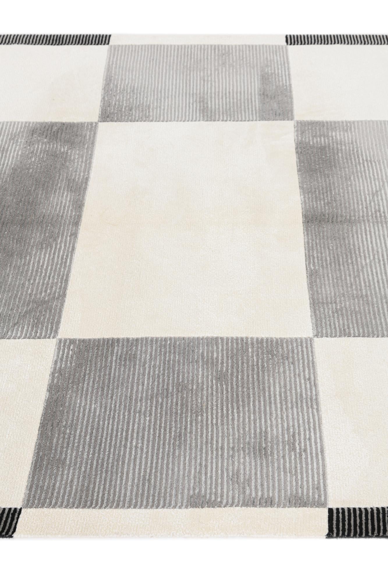 4' 11 x 6' 7 Hand Knotted Darya Wool Rug