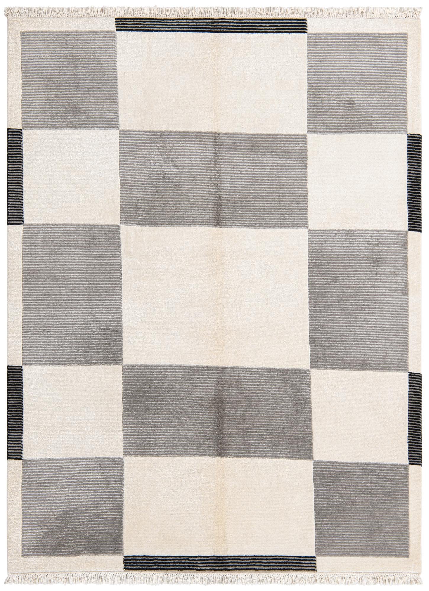 4' 11 x 6' 7 Hand Knotted Darya Wool Rug