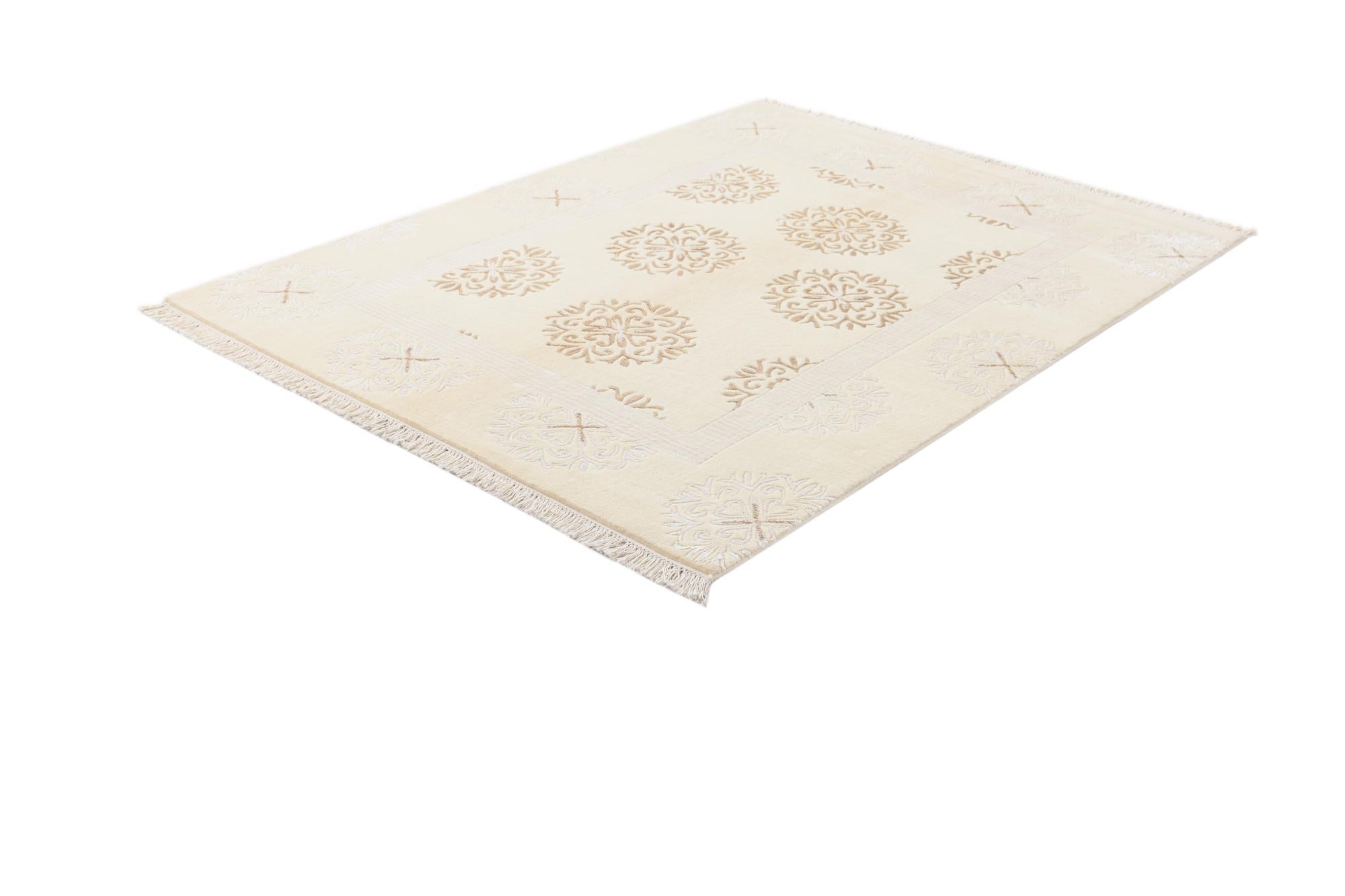 4' 10 x 6' 5 Hand Knotted Darya Wool Rug