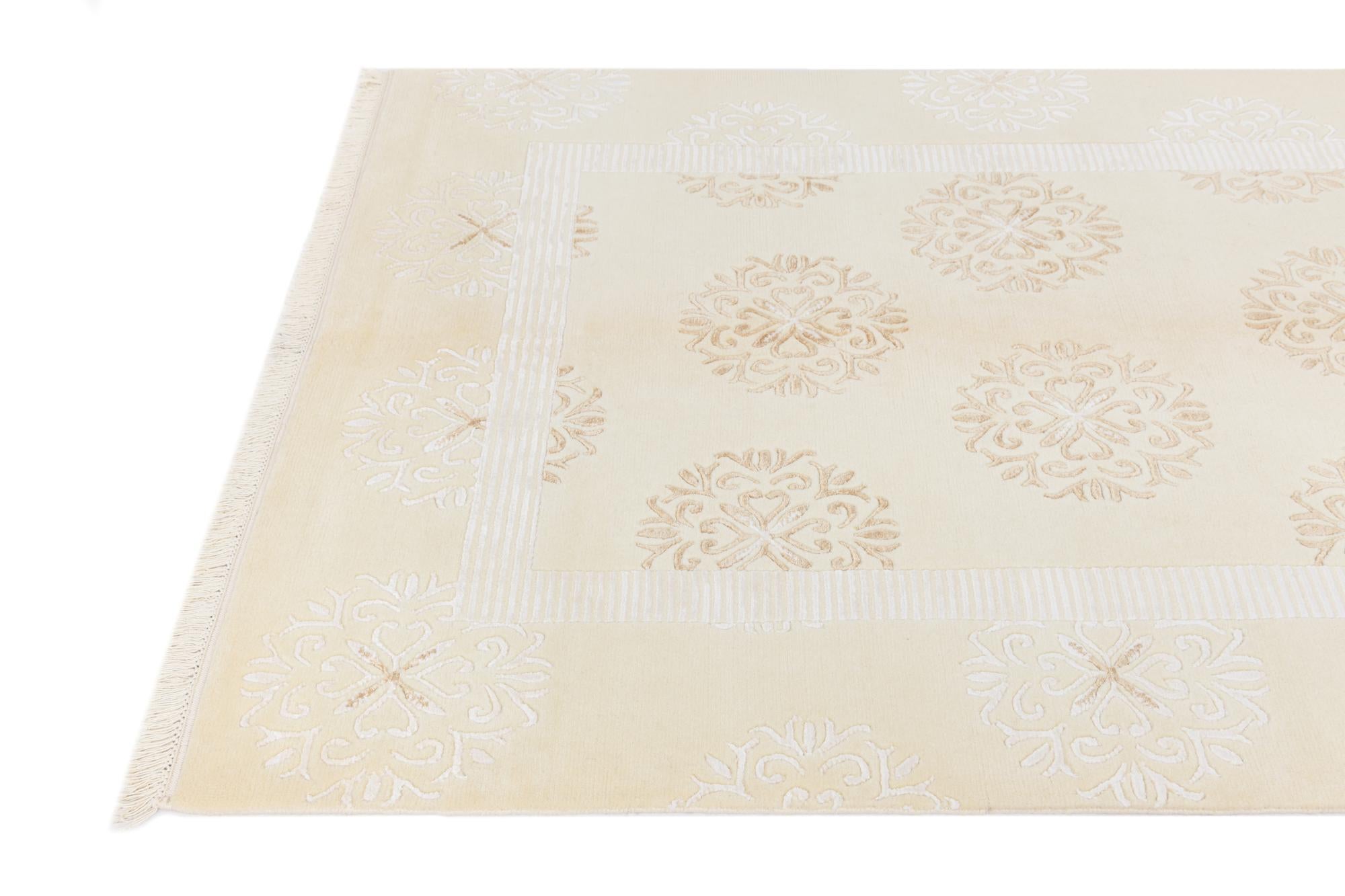 4' 10 x 6' 5 Hand Knotted Darya Wool Rug